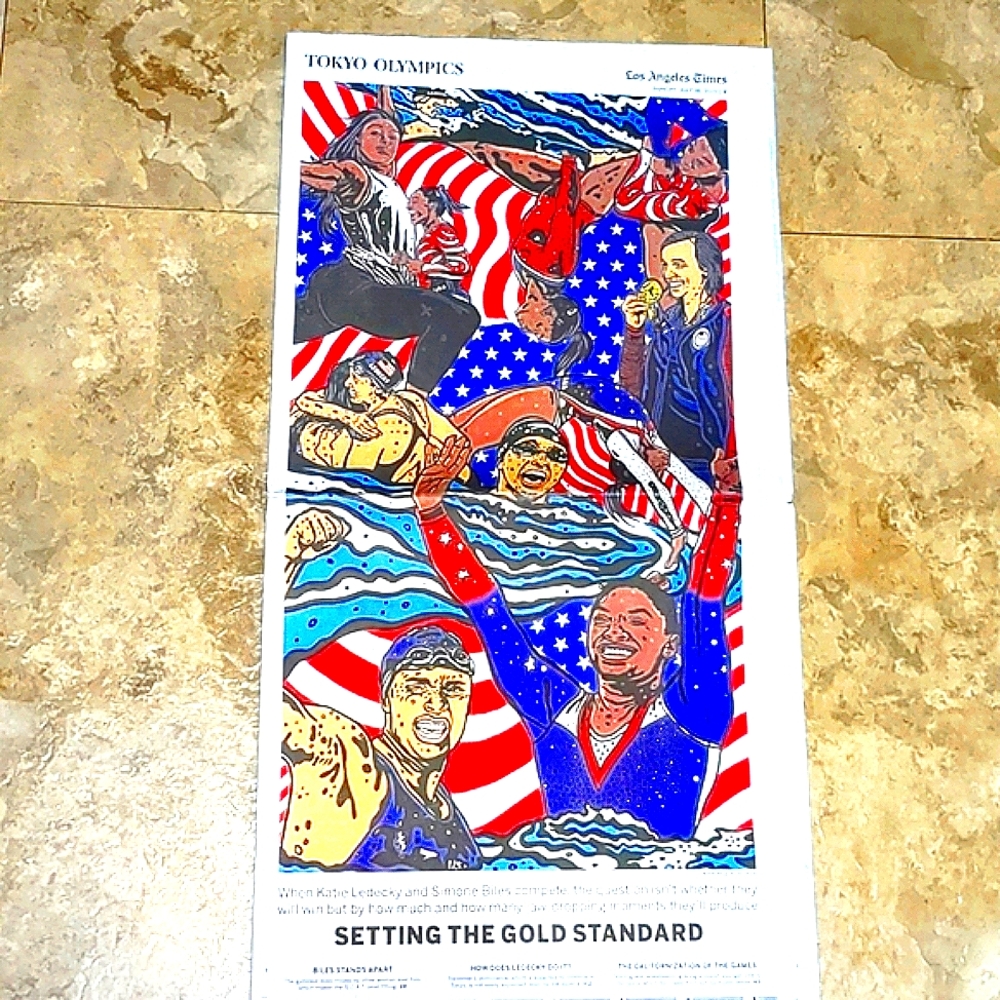 2021 Tokyo Olympics Special Insert L.A. Times  7-18-21
